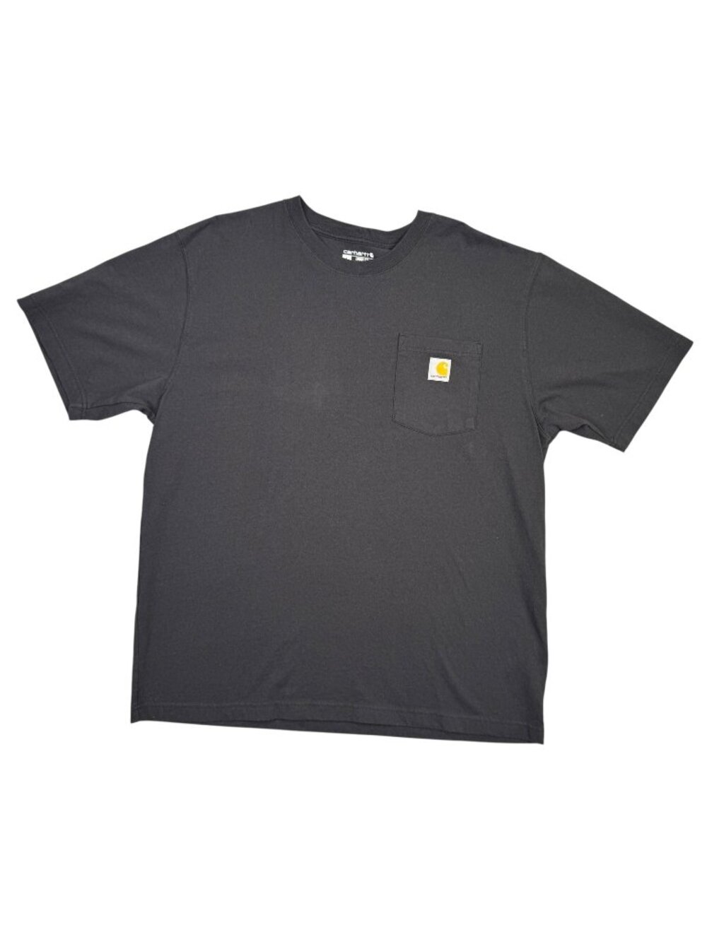 Carhartt Pocket T Shirt Mens Large L Black K87 Loose Fit Pittsburgh Workwear Tee